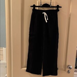 nununu Black Kids Drawstring Pants
